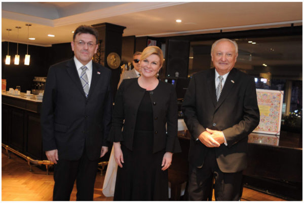 Cena de Honor a la Presidente de la República de Croacia